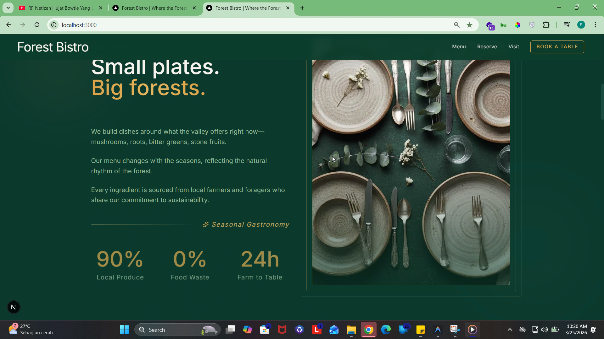 restaurant booking